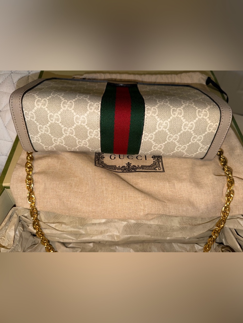 Gucci Shoulder Bag Like New Full Set - Picture 5 of 10